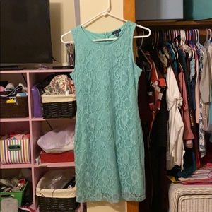 Light blue lace dress